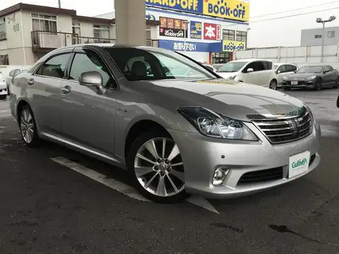 カタログ画像：クラウンハイブリッド （CROWN HYBRID） ハイブリッド Ｌパッケージ 2010年2月 DAA-GWS204 3500cc シルバーメタリック 燃費14.0km / l メイン（その他）