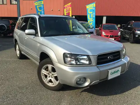 カタログ画像：フォレスター （FORESTER） Ｘ２０ タフパッケージ 2004年8月 TA-SG5 2000cc プレミアムシルバー・メタリック 燃費13.6km / l メイン（その他）