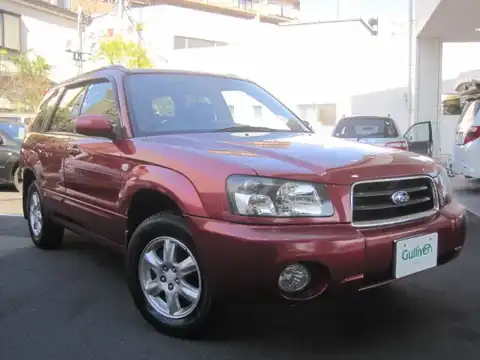 カタログ画像：フォレスター （FORESTER） Ｘ２０ 2002年2月 TA-SG5 2000cc コアレッドメタリック 燃費13.6km / l メイン（その他）