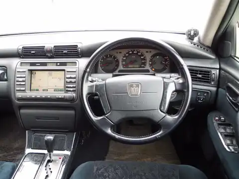 カタログ画像：クラウンエステート （CROWN ESTATE） アスリートＶ 2002年10月 GH-JZS171W 2500cc フロスティホワイトトーニング 燃費9.2km / l 内装