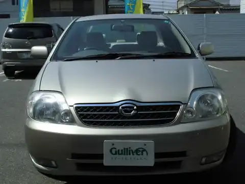 カタログ画像：カローラ （COROLLA） Ｇ リミテッド 2002年5月 TA-NZE121 1500cc シルバーメタリックグラファイト 燃費16.6km / l フロント