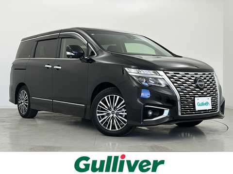 カタログ画像：エルグランド （ELGRAND） ２５０ハイウェイスターＳ 2023年4月 5BA-TE52 2500cc ミッドナイトブラック（Ｐ） 燃費10.0km / l メイン