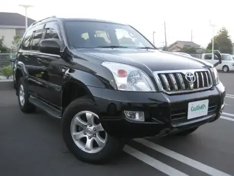 カタログ画像：ランドクルーザープラド （LAND CRUISER PRADO） ＴＸリミテッド 2005年8月 KN-KDJ120W 3000cc ブラック 燃費10.8km / l メイン（その他）