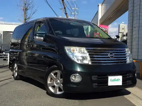 カタログ画像：エルグランド （ELGRAND） ハイウェイスター ブラックレザーリミテッド 2006年12月 CBA-E51 3500cc ミスティックブラック（３ＲＰ） 燃費8.2km / l メイン（その他）