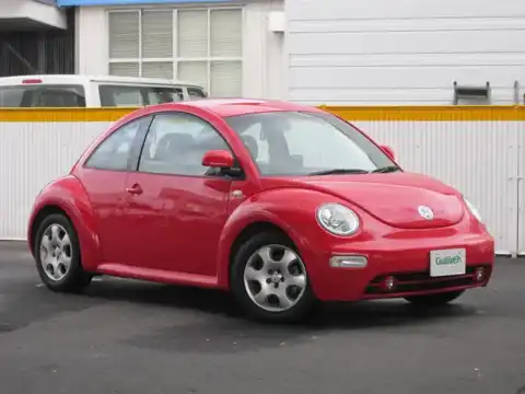 カタログ画像：ニュービートル （NEW BEETLE） ニュービートル ターボ 2002年2月 GF-9CAWU 1800cc レッド 燃費10.8km / l メイン（その他）