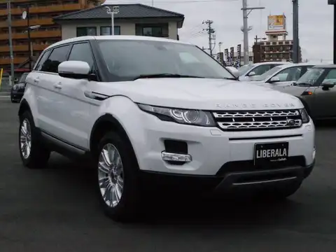 カタログ画像：レンジローバーイヴォーク （RANGE ROVER EVOQUE） プレステージ 2014年8月 CBA-LV2A 2000cc フジ・ホワイト 燃費10.6km / l メイン（その他）