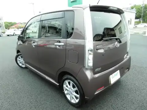 カタログ画像：ムーヴ （MOVE） カスタム Ｘ 2012年12月 DBA-LA100S 660cc シルキーマルーンクリスタルメタリック 燃費29.0km / l バック