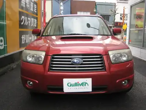 カタログ画像：フォレスター （FORESTER） ２．０ＸＴ 2005年1月 TA-SG5 2000cc ガーネットレッド・パール 燃費13.0km / l フロント