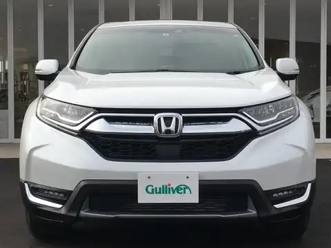 カタログ画像：ＣＲ－Ｖ （CR-V） ＥＸ・マスターピース 2018年8月 DBA-RW2 1500cc プラチナホワイト・パール 燃費15.0km / l フロント