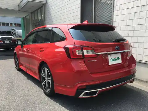 カタログ画像：レヴォーグ （LEVORG） １．６ＧＴアイサイト スマートエディション 2019年10月 DBA-VM4 1600cc ピュアレッド 燃費16.0km / l バック