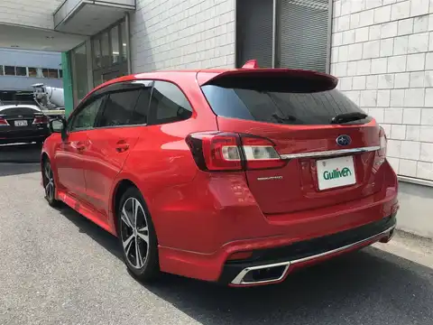 カタログ画像：レヴォーグ （LEVORG） １．６ＧＴアイサイト スマートエディション 2019年6月 DBA-VM4 1600cc ピュアレッド 燃費16.0km / l バック