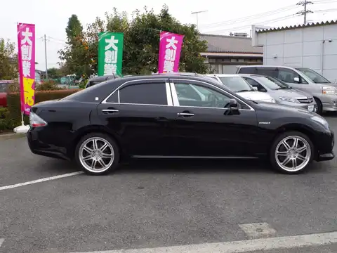 カタログ画像：クラウンハイブリッド （CROWN HYBRID） スペシャルエディション 2009年7月 DAA-GWS204 3500cc ブラック 燃費14.0km / l 外装