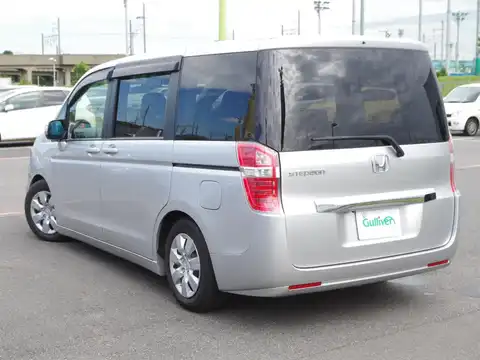 カタログ画像：ステップワゴン （STEPWAGON） Ｇ Ｅセレクション 2014年4月 DBA-RK1 2000cc スーパープラチナ・メタリック 燃費15.0km / l バック