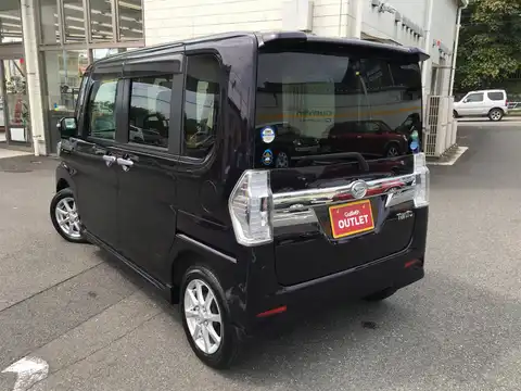 カタログ画像：タント （TANTO） カスタムＸ ＳＡⅢ 2016年11月 DBA-LA610S 660cc ブラックマイカメタリック 燃費25.8km / l バック