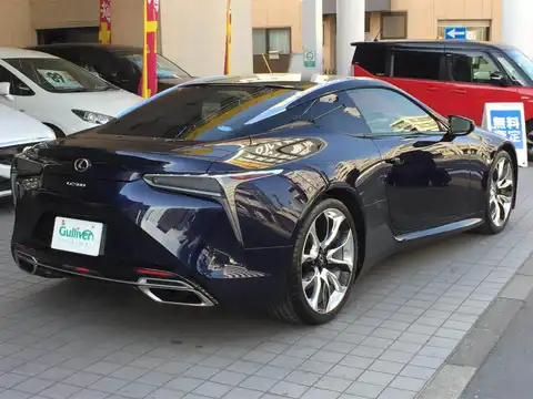 カタログ画像：ＬＣ （LC） ＬＣ５００ Ｓパッケージ 2017年4月 DBA-URZ100 5000cc ディープブルーマイカ 燃費7.8km / l バック