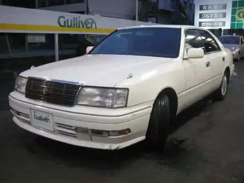 カタログ画像：クラウン （CROWN） ロイヤルサルーンＧ 1995年8月 E-JZS155 3000cc スーパーホワイトII 燃費9.8km / l 外装