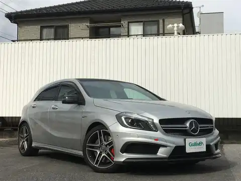 カタログ画像：Ａクラス （A-CLASS） Ａ４５ ＡＭＧ ４マチック 2014年12月 CBA-176052 2000cc ポーラーシルバー（Ｍ） 燃費13.1km / l メイン（その他）