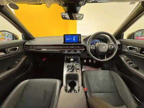 カタログ画像：シビック （CIVIC） タイプＲ レーシングブラックパッケージ 2025年9月 6BA-FL5 2000cc フレームレッド 燃費12.5km / l フロント