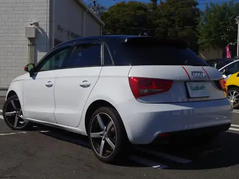 カタログ画像：Ａ１スポーツバック （A1 SPORTBACK） アーバンスタイルリミテッド 2013年5月 DBA-8XCAX 1400cc グレイシアホワイト 燃費17.8km / l バック