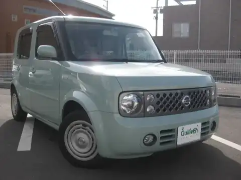 カタログ画像：キューブ （CUBE） １４Ｓ Ｖセレクション 2006年1月 DBA-BZ11 1400cc アクアミント（Ｍ） 燃費16.4km / l メイン（その他）