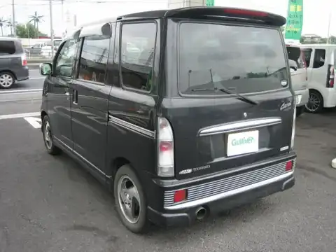 カタログ画像：アトレーワゴン （ATRAI WAGON） エアロダウンビレットターボ ロールーフ 2004年4月 TA-S220G 660cc ブラックマイカ 燃費14.8km / l バック