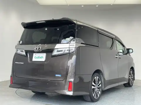 カタログ画像：ヴェルファイア （VELLFIRE） ２．５Ｘ サイドリフトアップチルトシート装着車 2018年1月 DBA-AGH30W 2500cc グラファイトメタリック 燃費11.6km / l バック