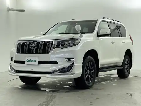カタログ画像：ランドクルーザープラド （LAND CRUISER PRADO） ＴＸ 2022年8月 3BA-TRJ150W 2700cc ホワイトパールクリスタルシャイン 燃費8.3km / l 外装
