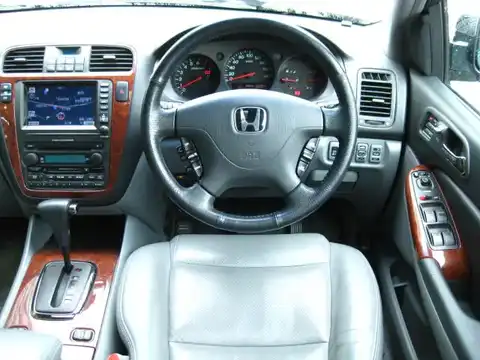 カタログ画像：ＭＤＸ （MDX） エクスクルーシブ 2003年3月 UA-YD1 3500cc セイジブラッシュ・パール 燃費7.8km / l 内装