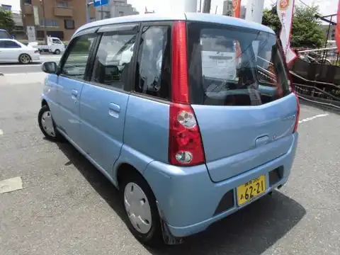 カタログ画像：プレオ （PLEO） Ｌ 2005年1月 TA-RA1 660cc アストラルブルー・オパール 燃費18.0km / l バック