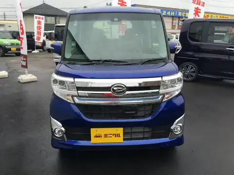 カタログ画像：タント （TANTO） カスタムＲＳ トップエディションＳＡⅡ 2015年5月 DBA-LA610S 660cc ディープブルークリスタルマイカ 燃費24.6km / l フロント