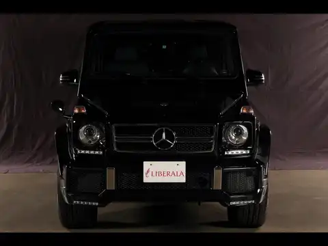 カタログ画像：Ｇクラス （G-CLASS） Ｇ６３ ＡＭＧ 2014年4月 ABA-463272 5500cc オブシディアンブラック（Ｍ）orマグネタイトブラック（Ｍ） フロント