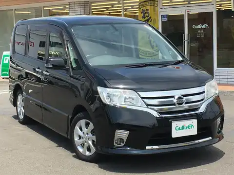 カタログ画像：セレナ （SERENA） ハイウェイスター 2012年8月 DBA-FNC26 2000cc スーパーブラック 燃費13.6km / l メイン（その他）