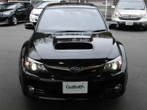 カタログ画像：インプレッサ （IMPREZA） ＷＲＸ ＳＴＩ Ａライン タイプＳ 2010年1月 CBA-GRF 2500cc オブシディアンブラック・パール 燃費10.0km / l フロント