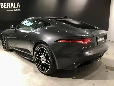 カタログ画像：Ｆタイプ （F-TYPE） チェッカーフラッグ・エディション ＡＷＤクーペ 2019年10月 CBA-J608A 3000cc カルパチアングレイ（プレミアムメタリック） 燃費10.0km / l バック