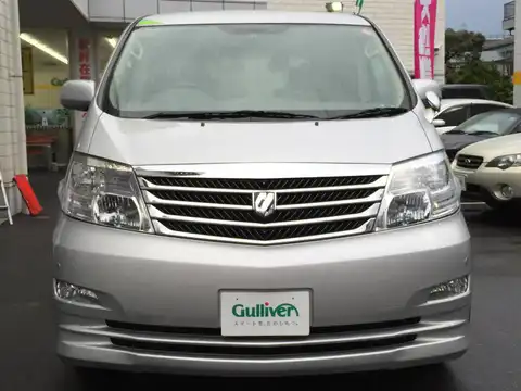 カタログ画像：アルファードＧ （ALPHARD G） ＭＸ Ｌエディション 2007年6月 CBA-MNH15W 3000cc シルバーメタリック 燃費8.6km / l フロント