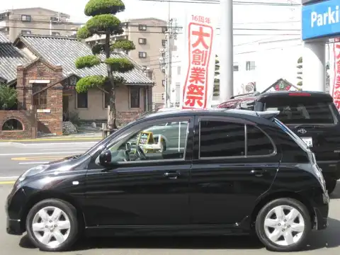 カタログ画像：マーチ （MARCH） １４ｓ 2004年4月 CBA-BK12 1400cc スーパーブラック 燃費18.4km / l 外装