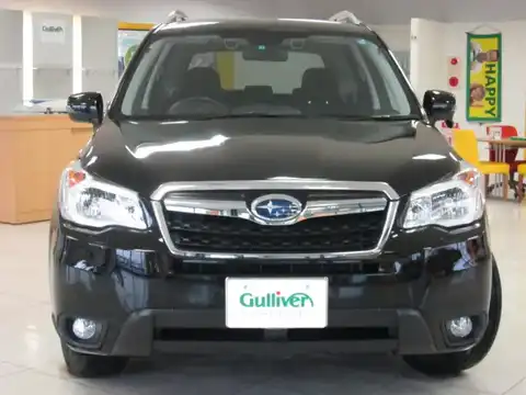 カタログ画像：フォレスター （FORESTER） ２．０ｉ－Ｌ アイサイト 2012年11月 DBA-SJ5 2000cc クリスタルブラック・シリカ 燃費15.2km / l フロント