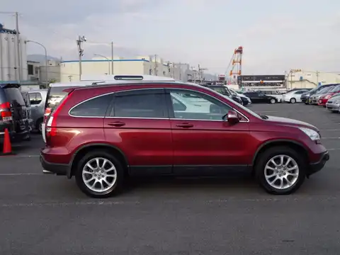 カタログ画像：ＣＲ－Ｖ （CR-V） ＺＬ 2007年9月 DBA-RE3 2400cc ダークルビーレッド・パール 燃費12.2km / l 外装