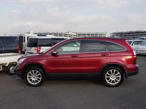 カタログ画像：ＣＲ－Ｖ （CR-V） ＺＬｉ 2007年9月 DBA-RE3 2400cc ダークルビーレッド・パール 燃費12.2km / l 外装