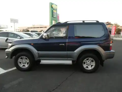 カタログ画像：ランドクルーザープラド （LAND CRUISER PRADO） ＲＸ パッケージⅡ 1998年1月 KD-KZJ90W 3000cc ダークブルーマイカメタリック 外装