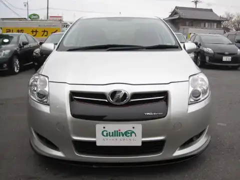 カタログ画像：オーリス （AURIS） １５０Ｘ Ｓパッケージ 2008年12月 DBA-NZE154H 1500cc シルバーメタリック 燃費15.4km / l フロント