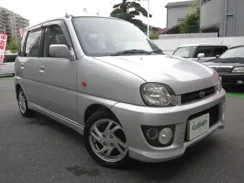 カタログ画像：プレオ （PLEO） ＲＳ 2002年10月 TA-RA2 660cc シャイニーシルバー・メタリック 燃費18.0km / l メイン（その他）