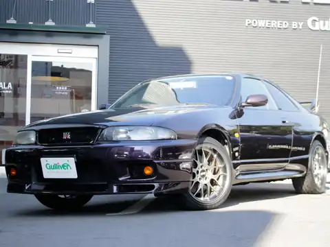 カタログ画像：スカイライン （SKYLINE） ＧＴ－Ｒ Ｖスペック 1995年1月 E-BCNR33 2600cc ミッドナイトパープル（Ｐ） 燃費8.1km / l 外装