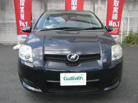 カタログ画像：オーリス （AURIS） １５０Ｘ Ｍパッケージ・グレージュセレクション 2008年12月 DBA-NZE154H 1500cc ダークブルーマイカorダークブルーメタリック 燃費15.4km / l フロント