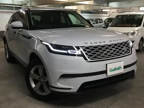 カタログ画像：レンジローバーヴェラール （RANGE ROVER VELAR） ベースグレード ２５０ＰＳ 2017年7月 DBA-LY2XCB 2000cc フジホワイト（ソリッド） 燃費11.6km / l フロント