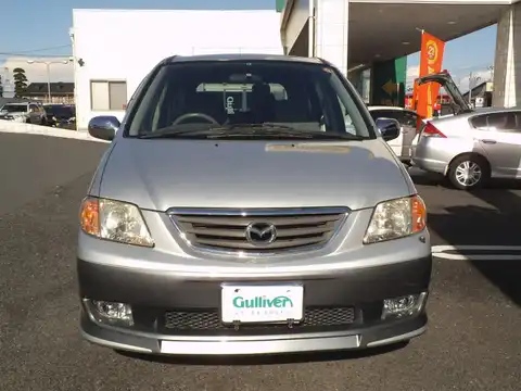 カタログ画像：ＭＰＶ （MPV） スポーツ 2000年8月 GF-LW5W 2500cc サンライトシルバーメタリック／ジェントリーシルバーメタリック 燃費8.3km / l フロント