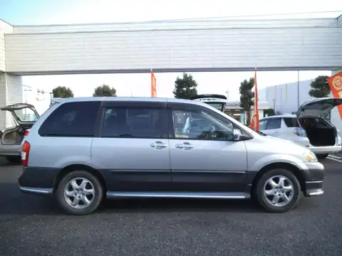 カタログ画像：ＭＰＶ （MPV） スポーツ 2000年8月 GF-LW5W 2500cc サンライトシルバーメタリック／ジェントリーシルバーメタリック 燃費8.3km / l 外装