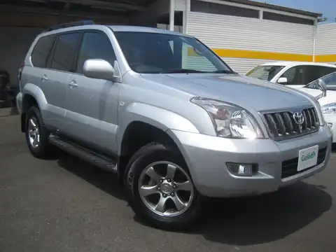 カタログ画像：ランドクルーザープラド （LAND CRUISER PRADO） ＴＸリミテッド 2007年4月 CBA-TRJ120W 2700cc シルバーメタリック 燃費8.8km / l メイン（その他）