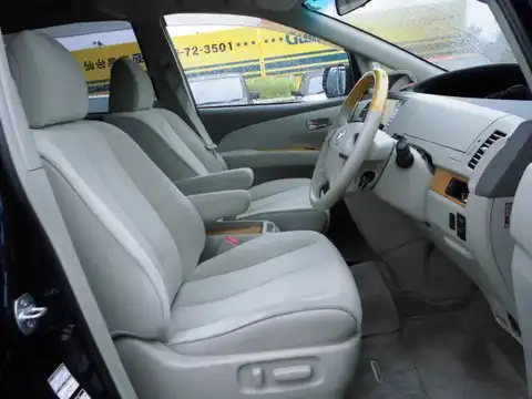 カタログ画像：エスティマ （ESTIMA） Ｇ サイドリフトアップシート装着車 2009年12月 DBA-ACR50W 2400cc ダークブルーマイカ 燃費11.8km / l 内装
