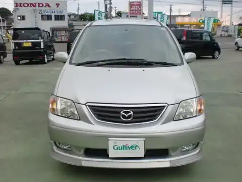 カタログ画像：ＭＰＶ （MPV） アストラル・スポーティ 2000年12月 GF-LWEW 2000cc サンライトシルバーメタリック 燃費9.6km / l フロント